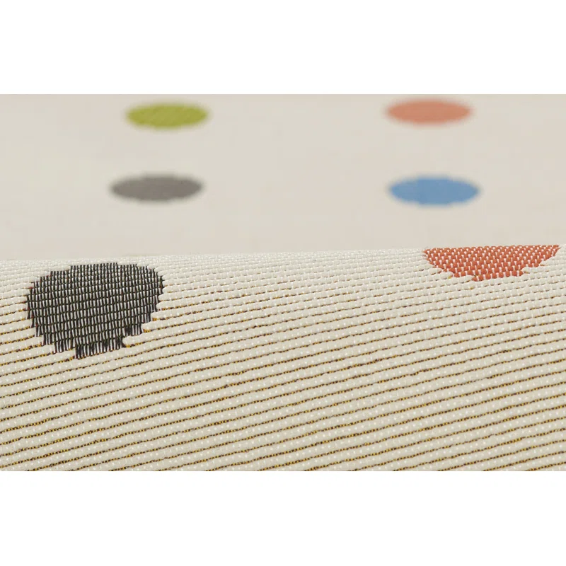 Icon Dots Indoor Outdoor Multi Rug Rectangle 5'3" x 7'6"