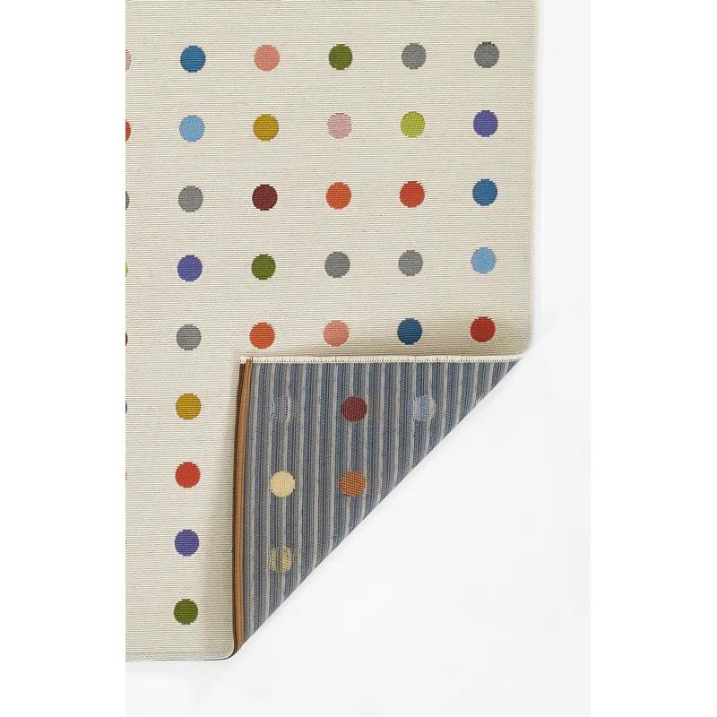 Icon Dots Indoor Outdoor Multi Rug Rectangle 5'3" x 7'6"