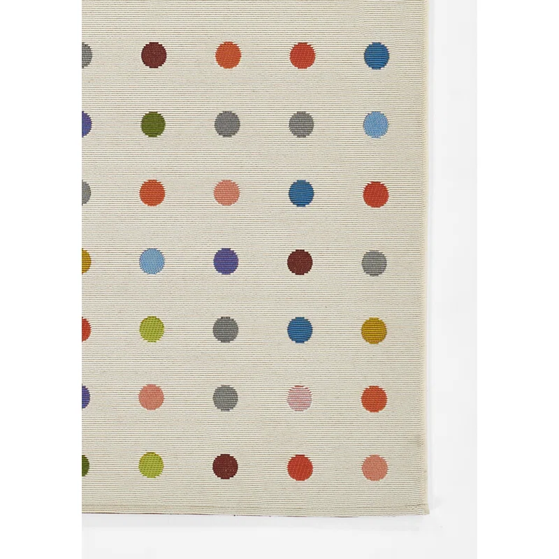 Icon Dots Indoor Outdoor Multi Rug Rectangle 5'3" x 7'6"