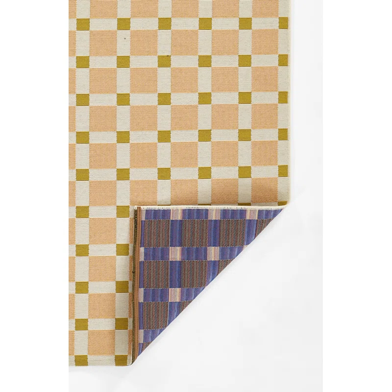 Icon Geometric Indoor Outdoor Pink Rug Rectangle 5'3" x 7'6"