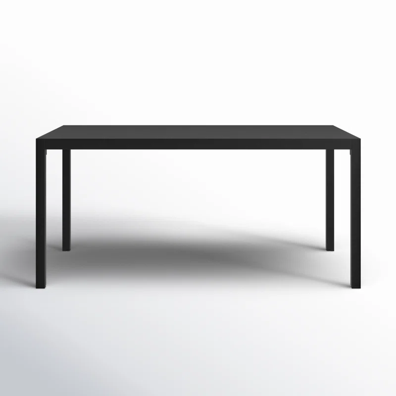 Armando Aluminum Outdoor Dining Table Black