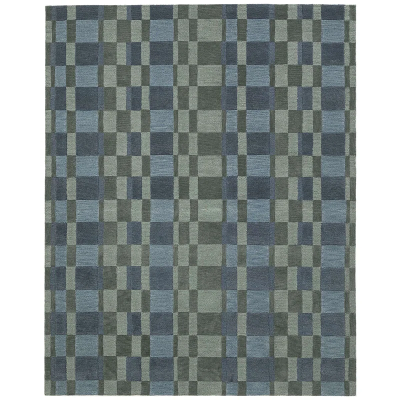 Gemo Hand Tufted Wool Indoor Rug Rectangle 7'9" x 9'9"