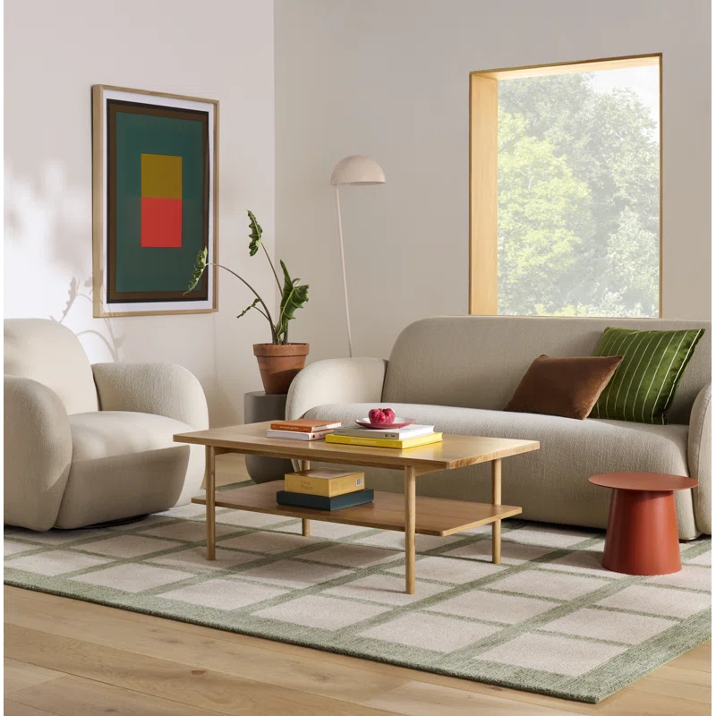 Camp Hand Tufted Wool Indoor Rug Rectangle 7'9" x 9'9"