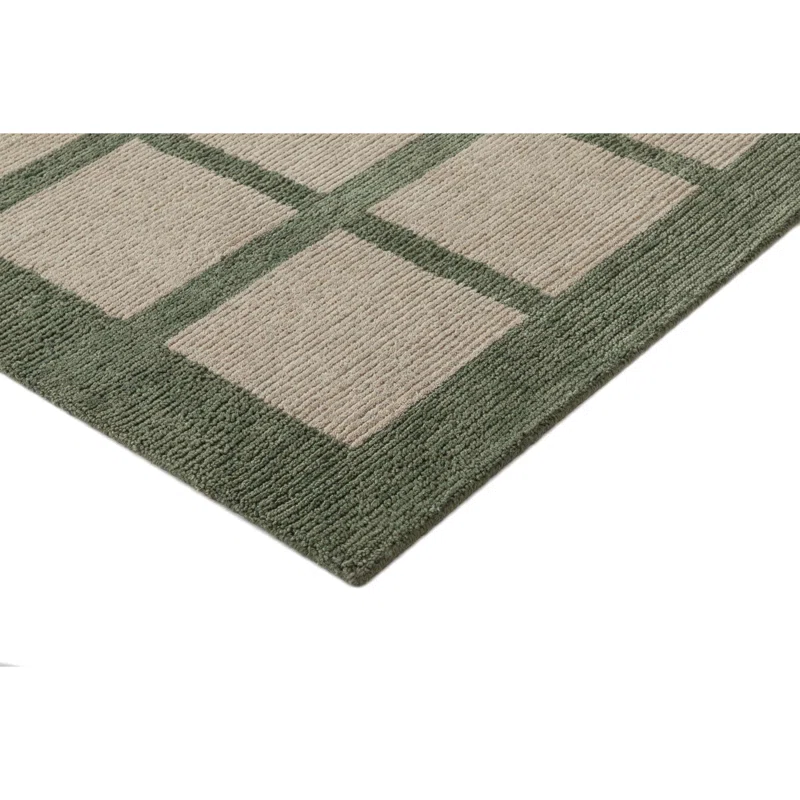 Camp Hand Tufted Wool Indoor Rug Rectangle 7'9" x 9'9"