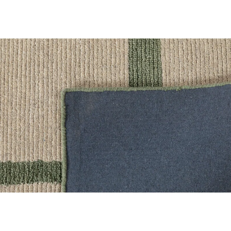 Camp Hand Tufted Wool Indoor Rug Rectangle 7'9" x 9'9"