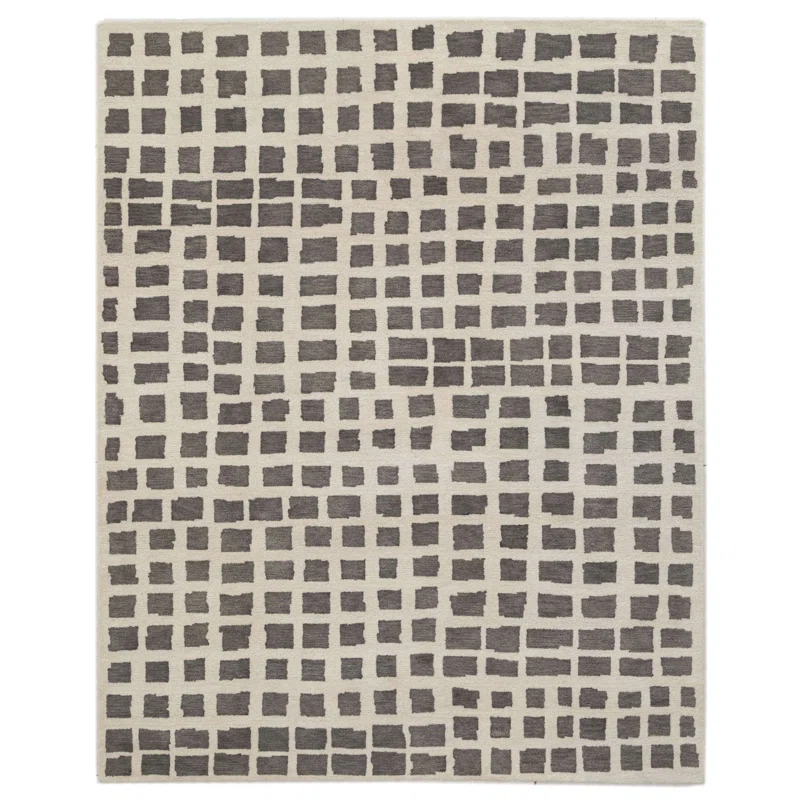 Rudy Hand Tufted Wool Indoor Rug Rectangle 2' x 3'
