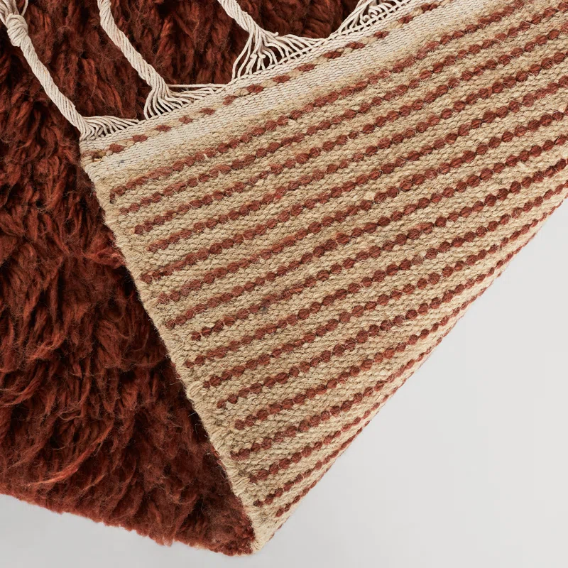 Essi Handmade Wool Rug Rectangle 5' x 8' 6 Essi Handmade Wool Rug Rectangle 5' x 8'