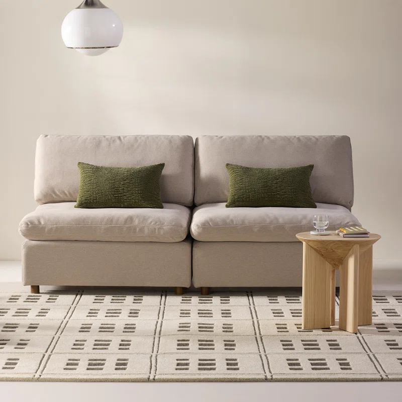 Maldiv Hand Tufted Wool Indoor Rug Rectangle 7'9" x 9'9"