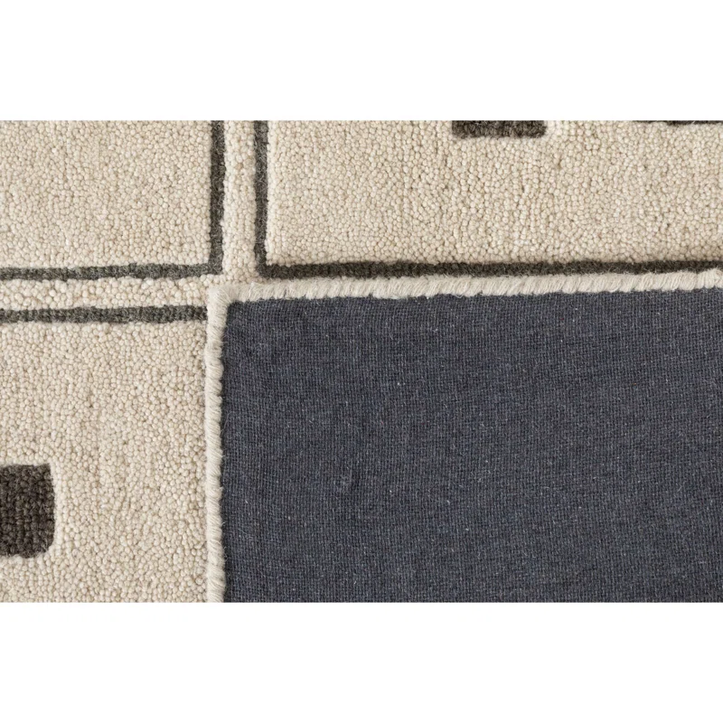 Maldiv Hand Tufted Wool Indoor Rug Rectangle 7'9" x 9'9"