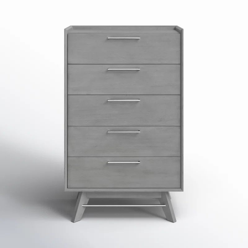 Walter 5 - Drawer Dresser Gray