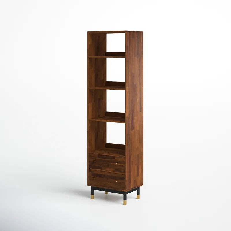 Dakota Narrow Storage Bookcase