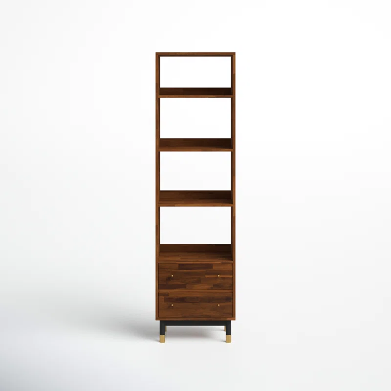 Dakota Narrow Storage Bookcase
