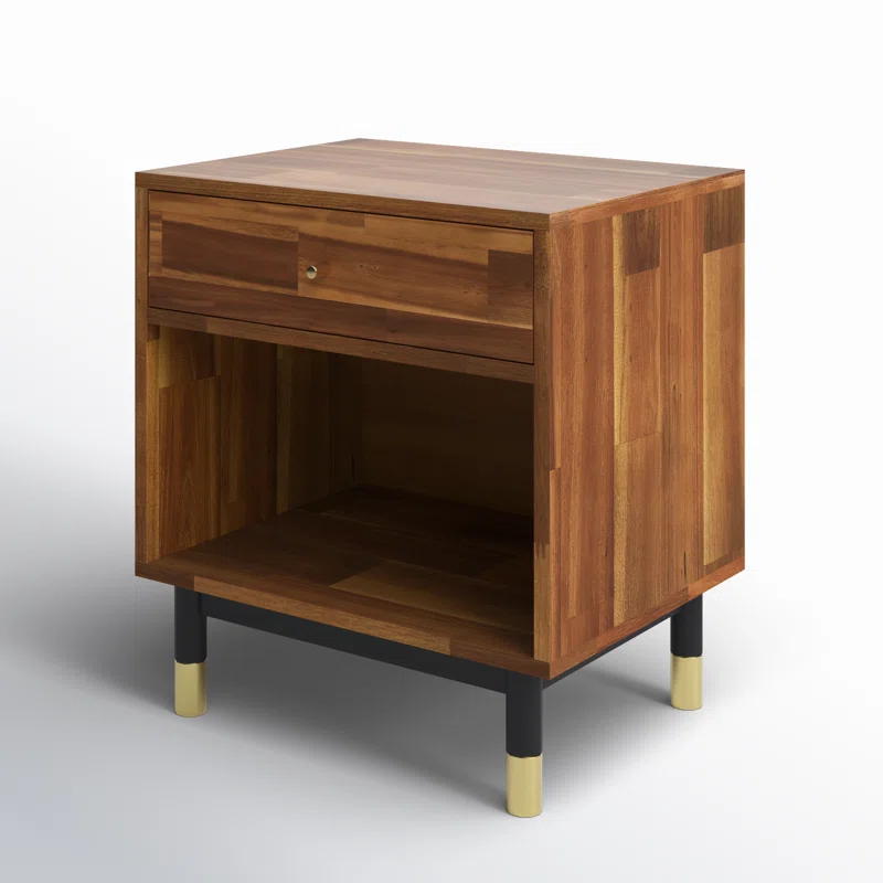 Dakota Solid Wood End Table with Storage 6 Dakota Solid Wood End Table with Storage