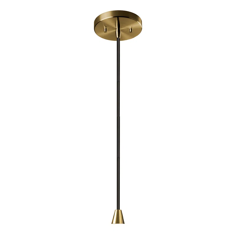 Logan Single Light Ceramic Dimmable Pendant Antique Brass,Matte White