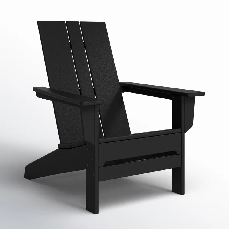 POLYWOOD x AllModern Adirondack Chair Black 5 POLYWOOD x AllModern Adirondack Chair Black