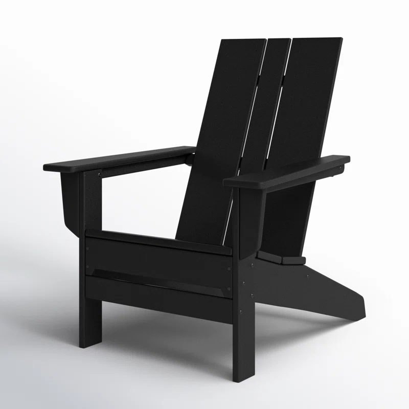 POLYWOOD x AllModern Adirondack Chair Black 6 POLYWOOD x AllModern Adirondack Chair Black