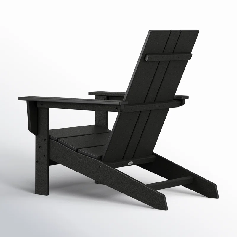 POLYWOOD x AllModern Adirondack Chair Black 7 POLYWOOD x AllModern Adirondack Chair Black