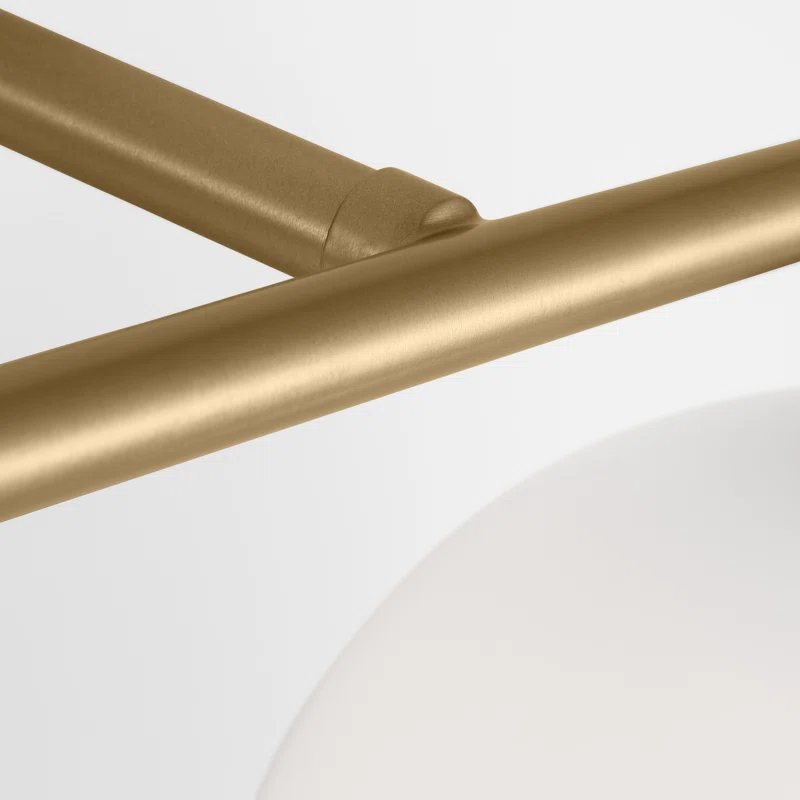 Childerley 2 Light Dimmable Vanity Light Satin Brass,White 3 Childerley 2 Light Dimmable Vanity Light Satin Brass,White