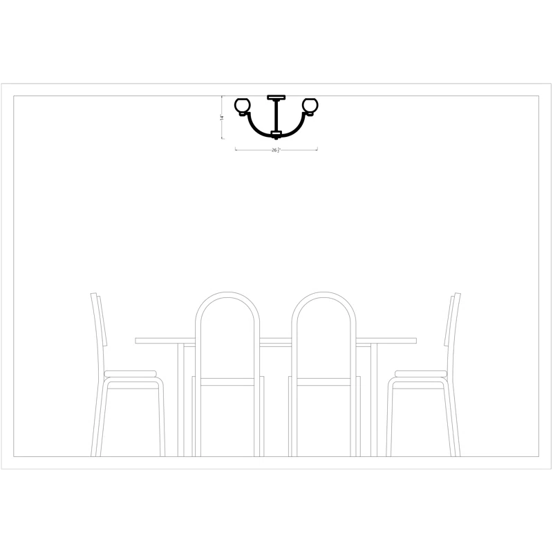 Andrea 5 - Light Unique Chandelier Midnight Black