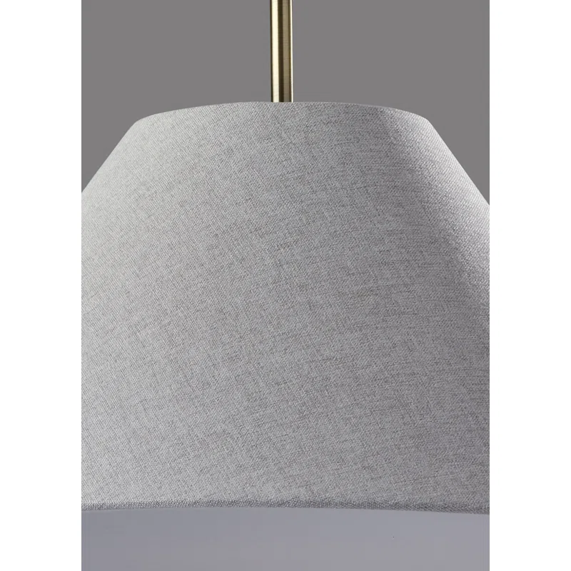 Finley Single Light Poly-Blend Pendant Gray