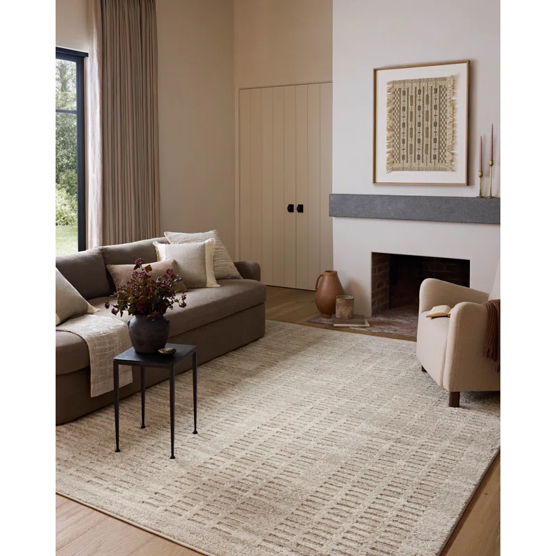 Amber Lewis x Loloi Monty Ivory / Beige Area Rug Rectangle 7'10" x 10' 3 Amber Lewis x Loloi Monty Ivory / Beige Area Rug Rectangle 7'10" x 10'