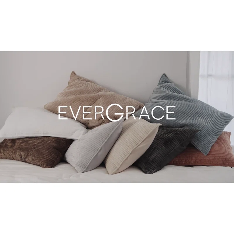 Striped Channel Velvet Quilt Set Queen Quilt + 2 Queen Shams,Urban Taupe