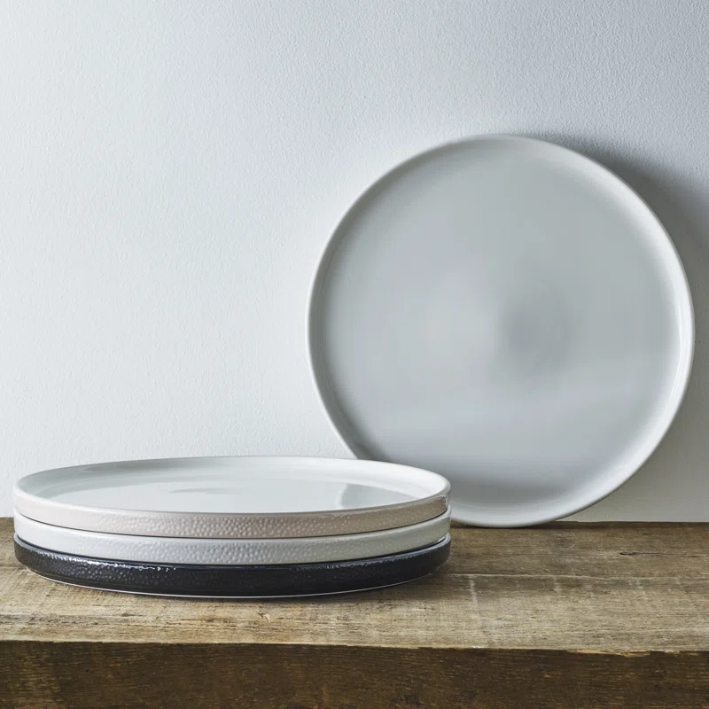 Noritake Colortex Stone Round Platter, 11.5" Black 6 Noritake Colortex Stone Round Platter, 11.5" Black