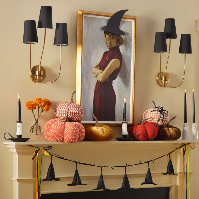 Ceramic Tabletop Candlestick 3.75" H x 2.5" W x 2.5" D