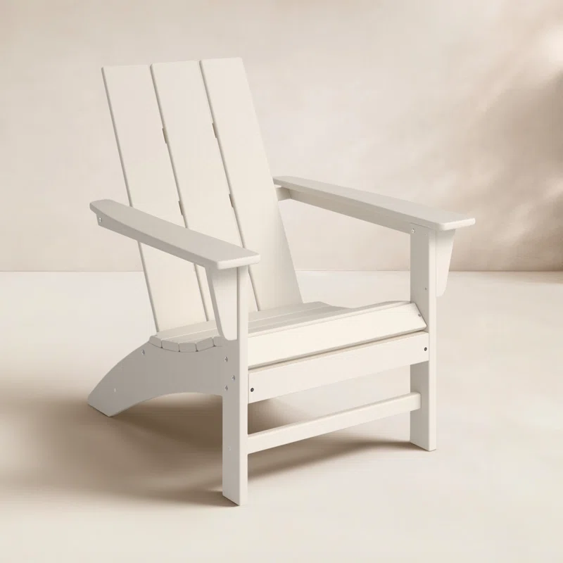 POLYWOOD Modern Adirondack Chair Sand