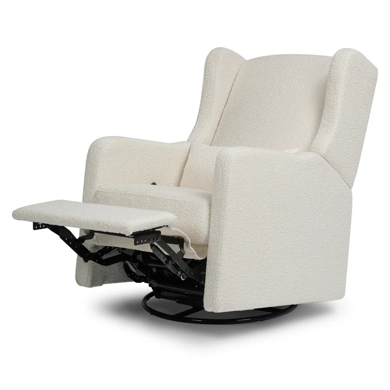 Arlo Recliner and Swivel Glider Ivory Boucle