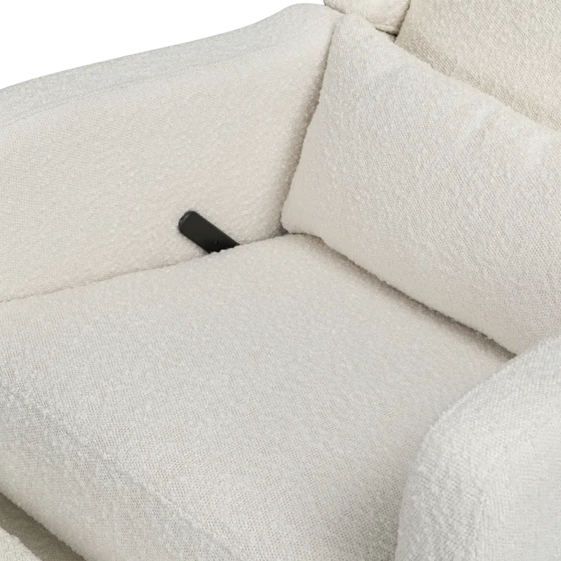 Arlo Recliner and Swivel Glider Ivory Boucle
