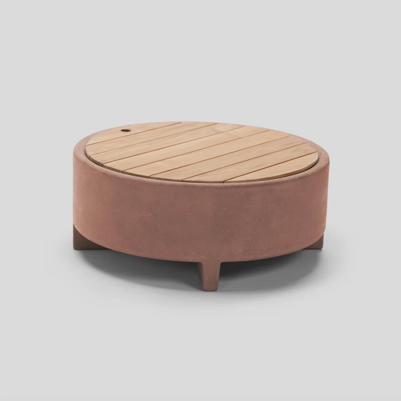 Round Fire Pit Table Canyon,Propane