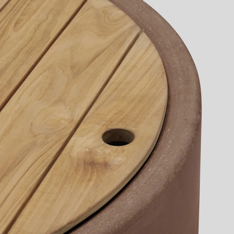 Round Fire Pit Table Canyon,Propane