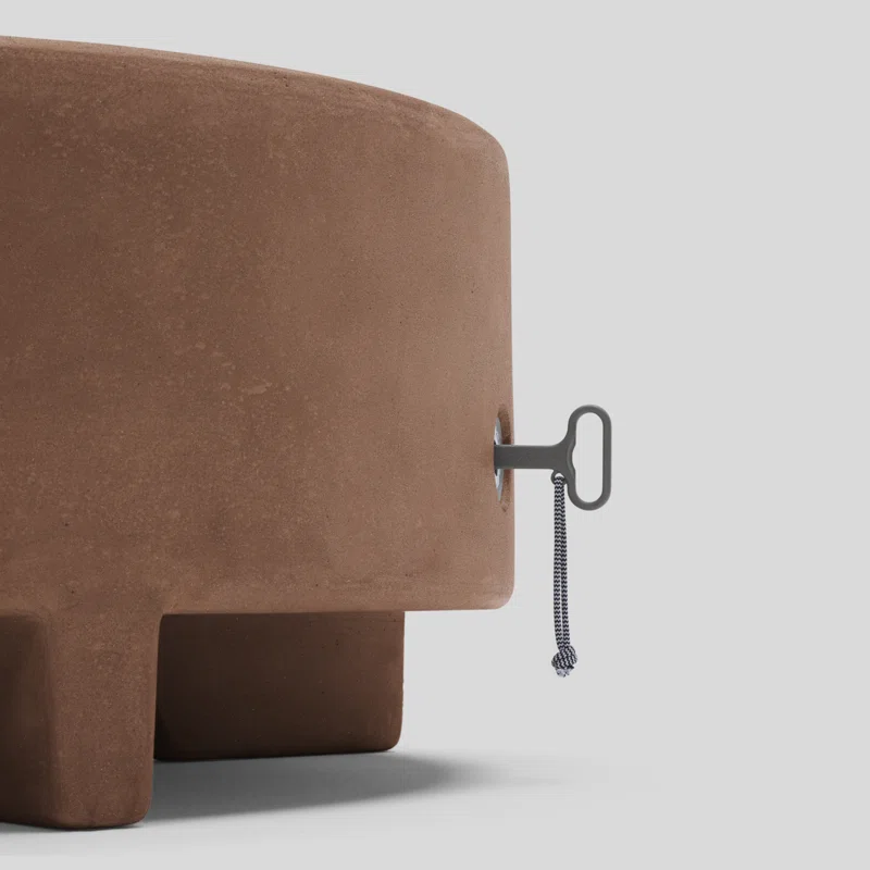 Round Fire Pit Table Canyon,Propane