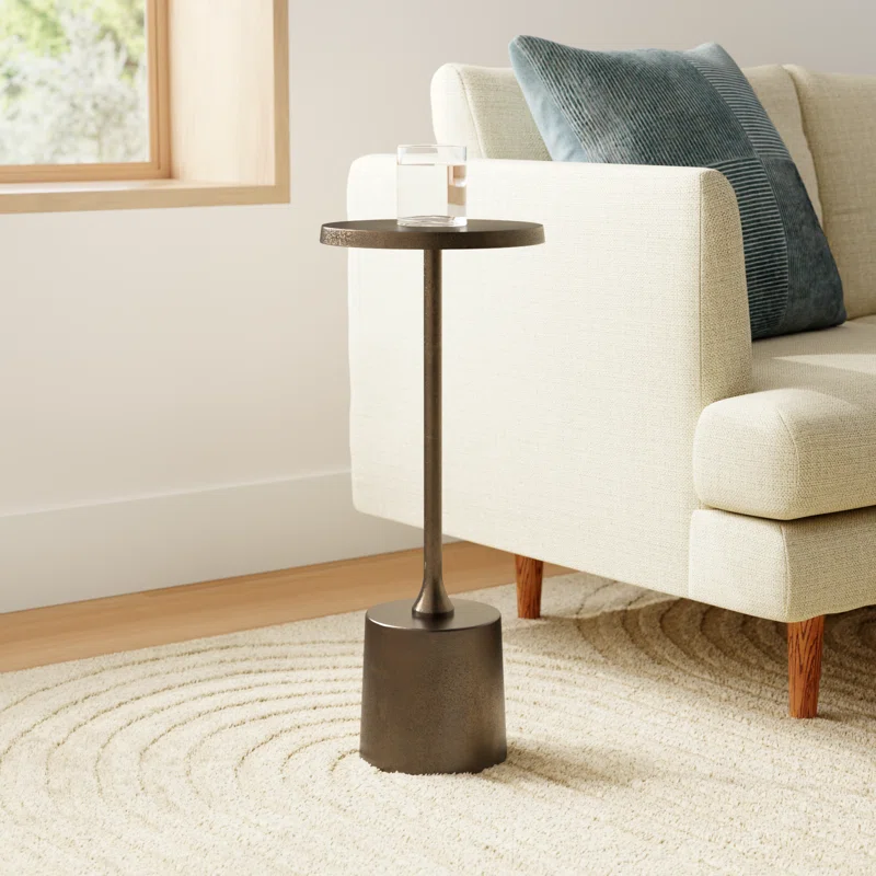 Element End Table Brass Gold