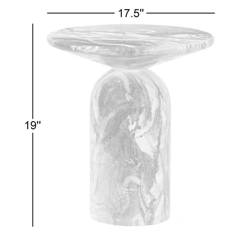 Dalissa End Table Green Marble