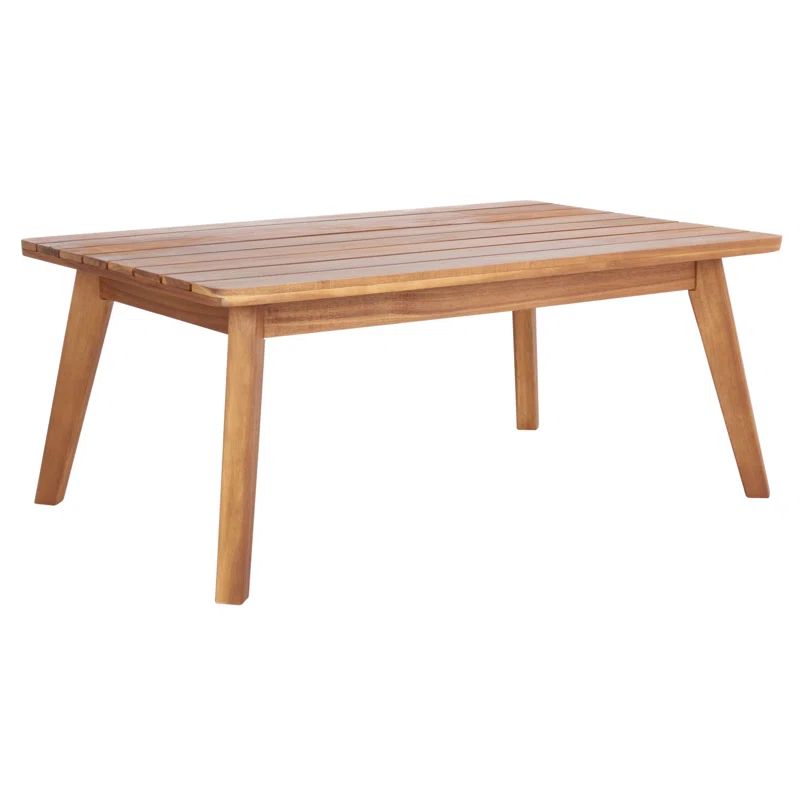 Jose Acacia 4 - Person Patio Conversation Sets with Cushions Light Gray,Natural