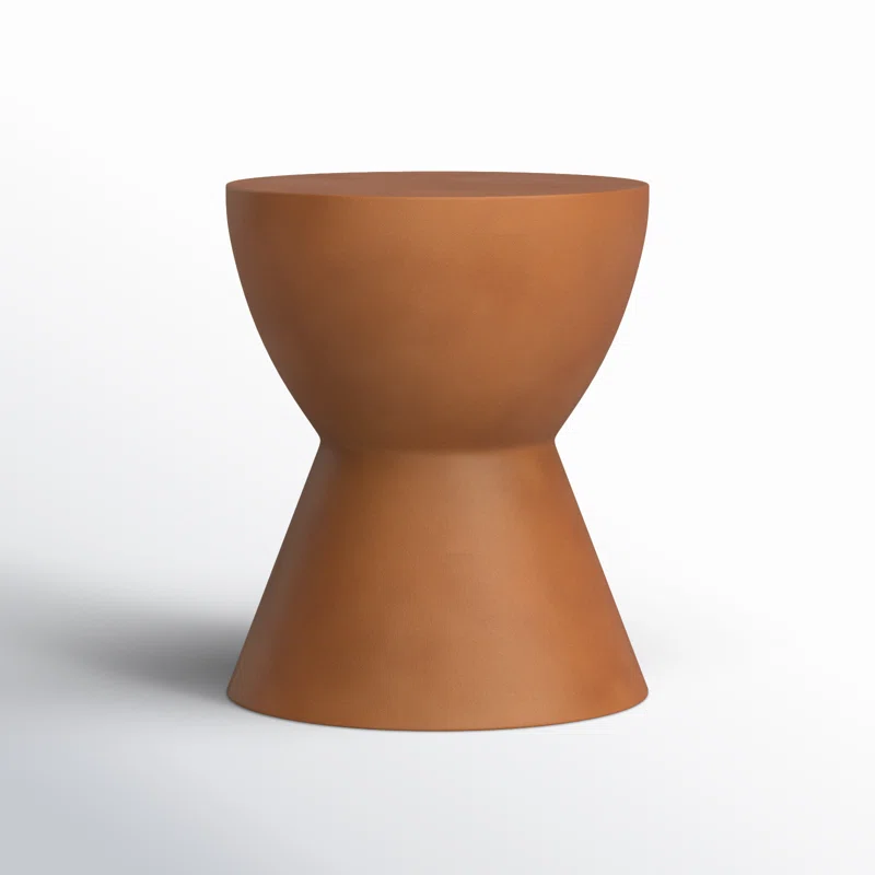 Neil Accent Stool Terracotta