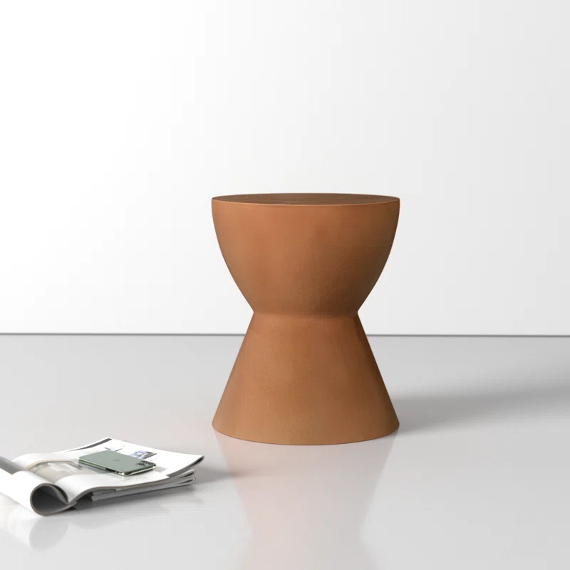 Neil Accent Stool Terracotta