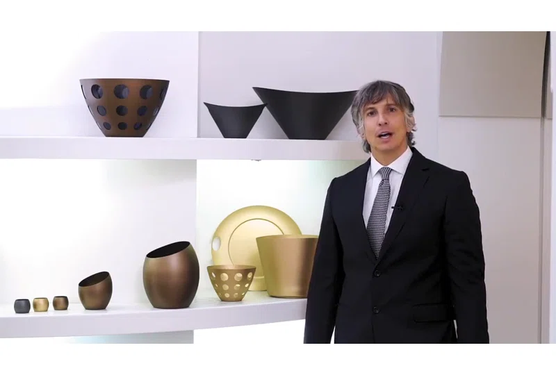 MEPRA Fantasia Stainless Steel Flatware Set (5 Pieces) Electric Blue