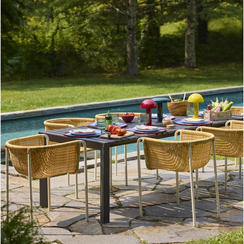 Catania Metal Outdoor Dining Armchair