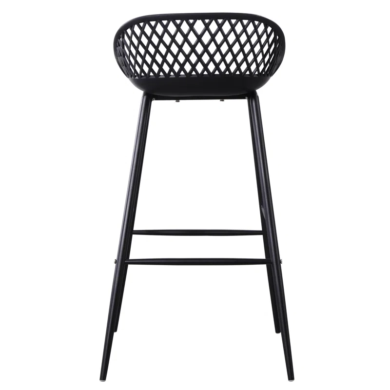 Newark Patio Bar Stool (Set of 2) 29",Black