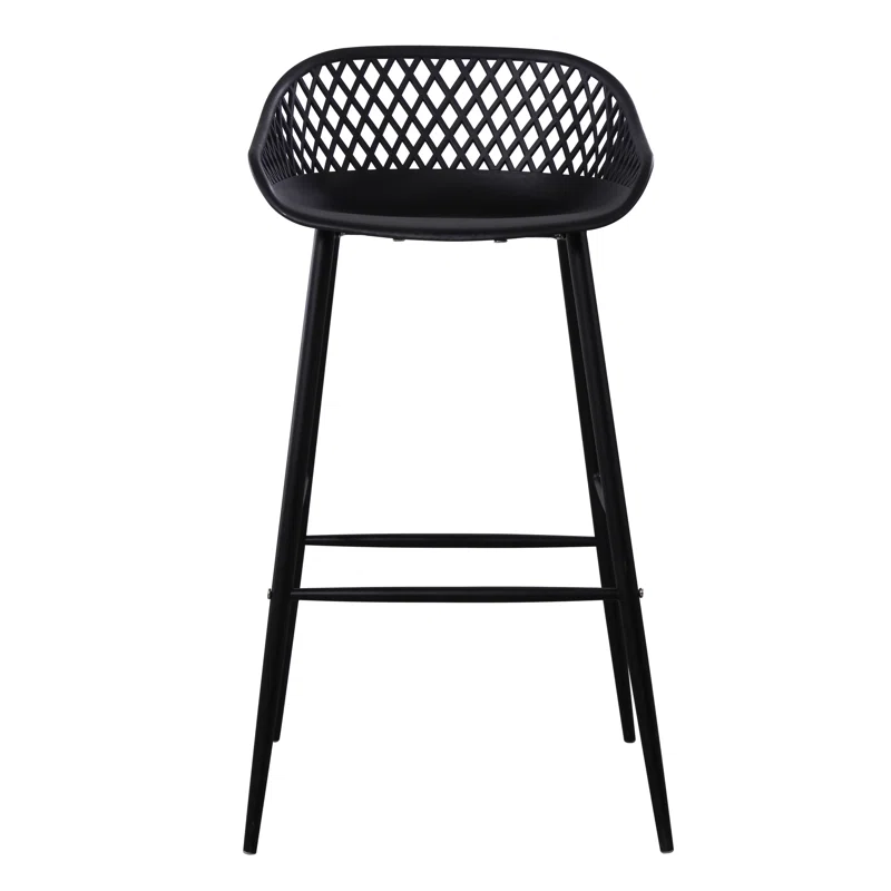 Newark Patio Bar Stool (Set of 2) 29",Black