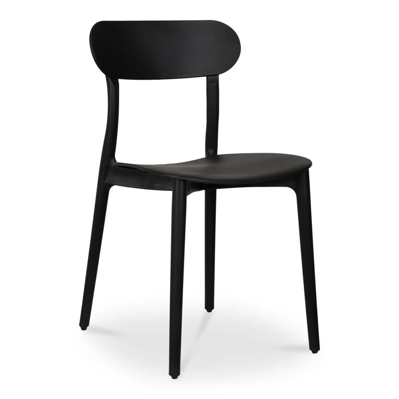 Kent Outdoor Dining Chair (Set of 2) Black