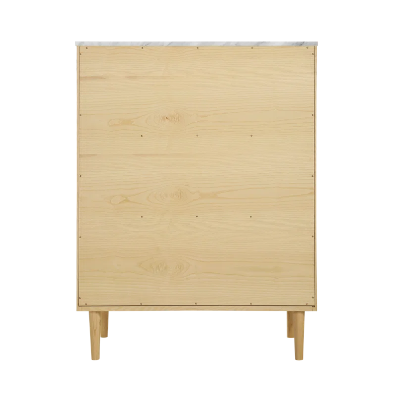 Dondi 4 Drawer 36" W Chest Natural Ash