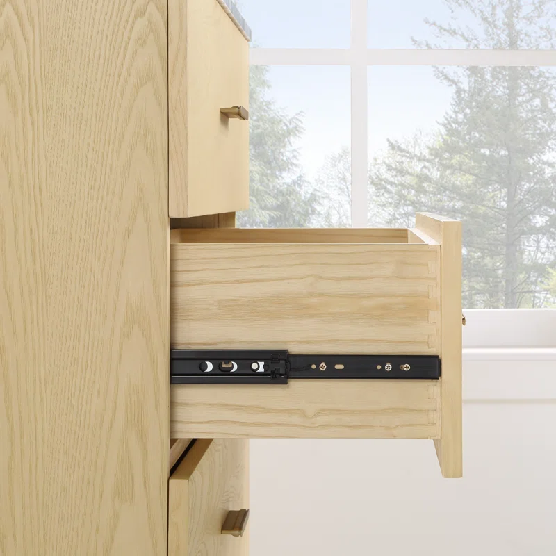 Dondi 4 Drawer 36" W Chest Natural Ash