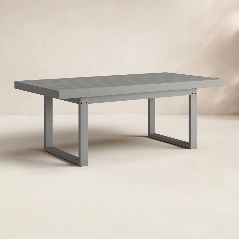 Edge Dining Table Gray