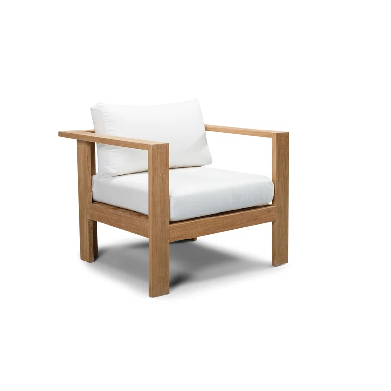 Sonoma 4 Piece Teak Outdoor Seating Group with Sunbrella® Cushions Canvas Natural Sunbrella® Canvas 8 Sonoma 4 Piece Teak Outdoor Seating Group with Sunbrella® Cushions Canvas Natural Sunbrella® Canvas