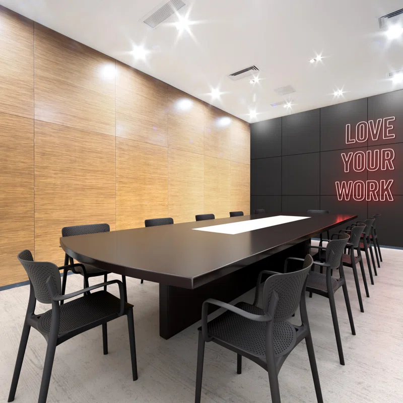 Farrah Outdoor Stacking Dining Armchair (Set of 2) Dark Gray