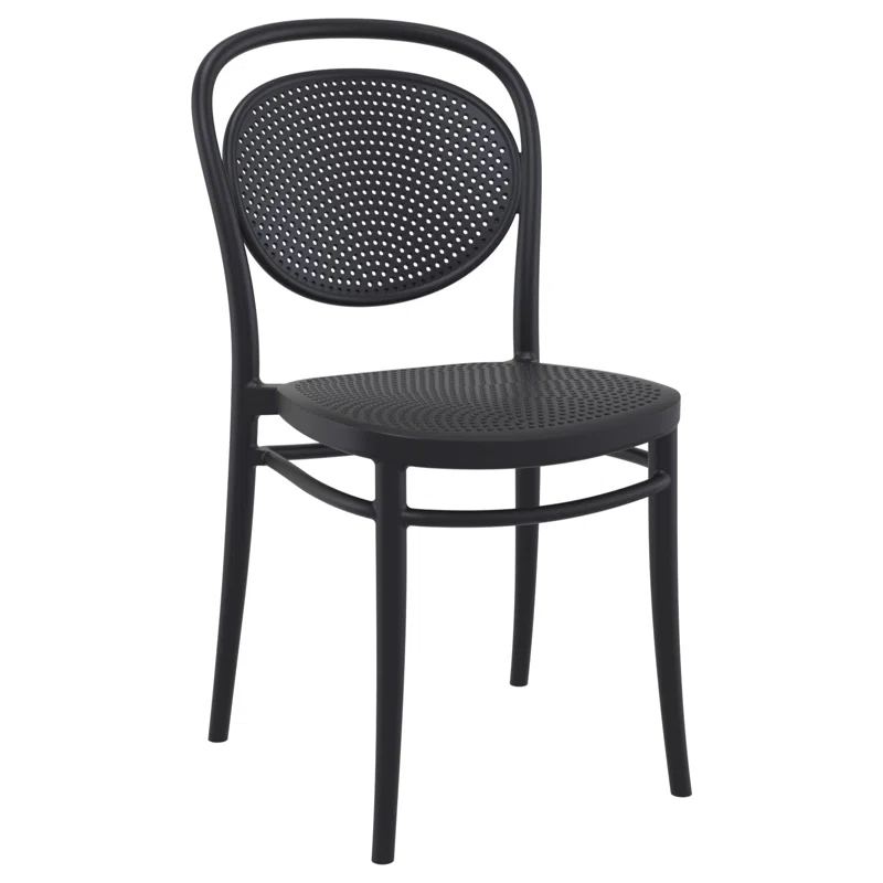 Farrah 23.6'' Round 2 - Person Bistro Set Black
